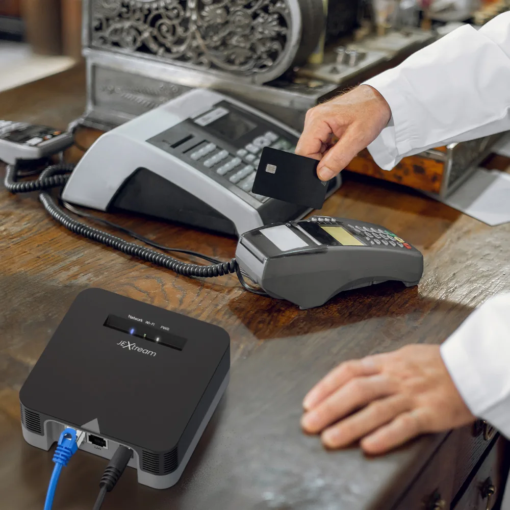 JEXtream SG1000 router in a small business environment